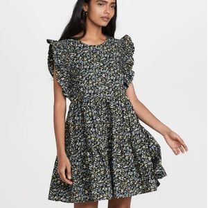 English Factory Women's Floral Ruffled Babydoll Dress size XS